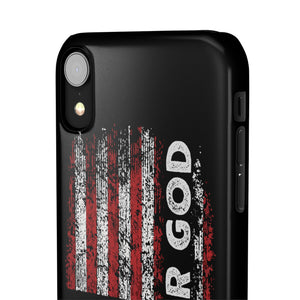 One Nation Under God American Flag - Snap Case Apple iPhone Case