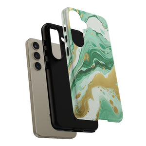 Emerald Gold Marble - Tough Guard Samsung Galaxy Case