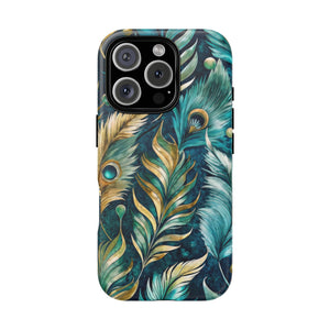 Peacock Feathers - Tough Guard Apple iPhone Case
