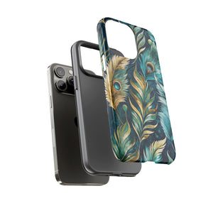 Peacock Feathers - Tough Guard Apple iPhone Case